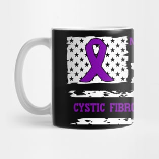 No One Fights Alone Cystic Fibrosis Awareness Mug